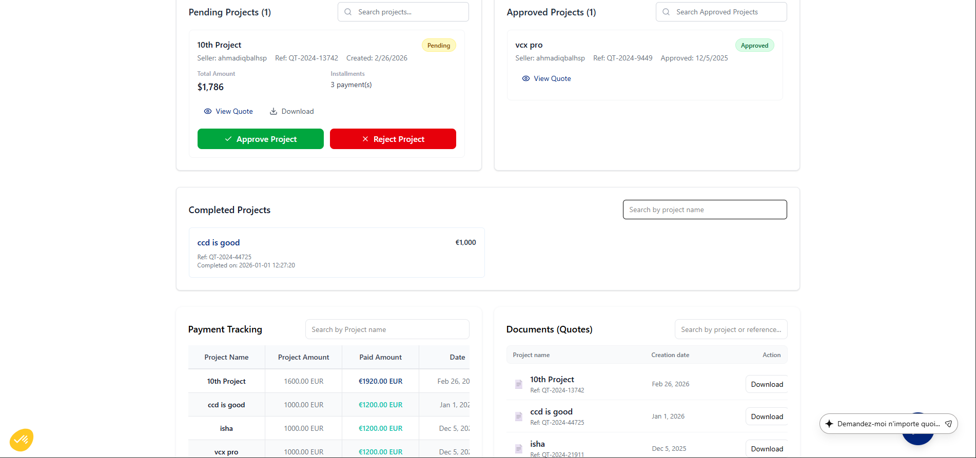 Safe-Bill invoice PDF generation and receipt download